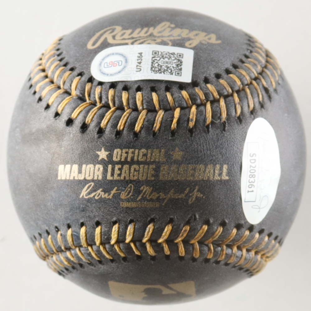 Ronny Mauricio Signed OML Black Leather Baseball (JSA & USA SM) at PristineAuction.com Ronny Mauricio Signed OML Black Leather Baseball (JSA & USA SM) at PristineAuction.com