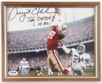 Dwight Clark Signed 49ers Custom Framed Photo Inscribed "The Catch 1.10.82" (PSA) at PristineAuction.com