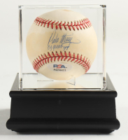 Pedro Martinez Signed ONL Baseball with Display Case Inscribed "Cy Young '97" (PSA) at PristineAuction.com