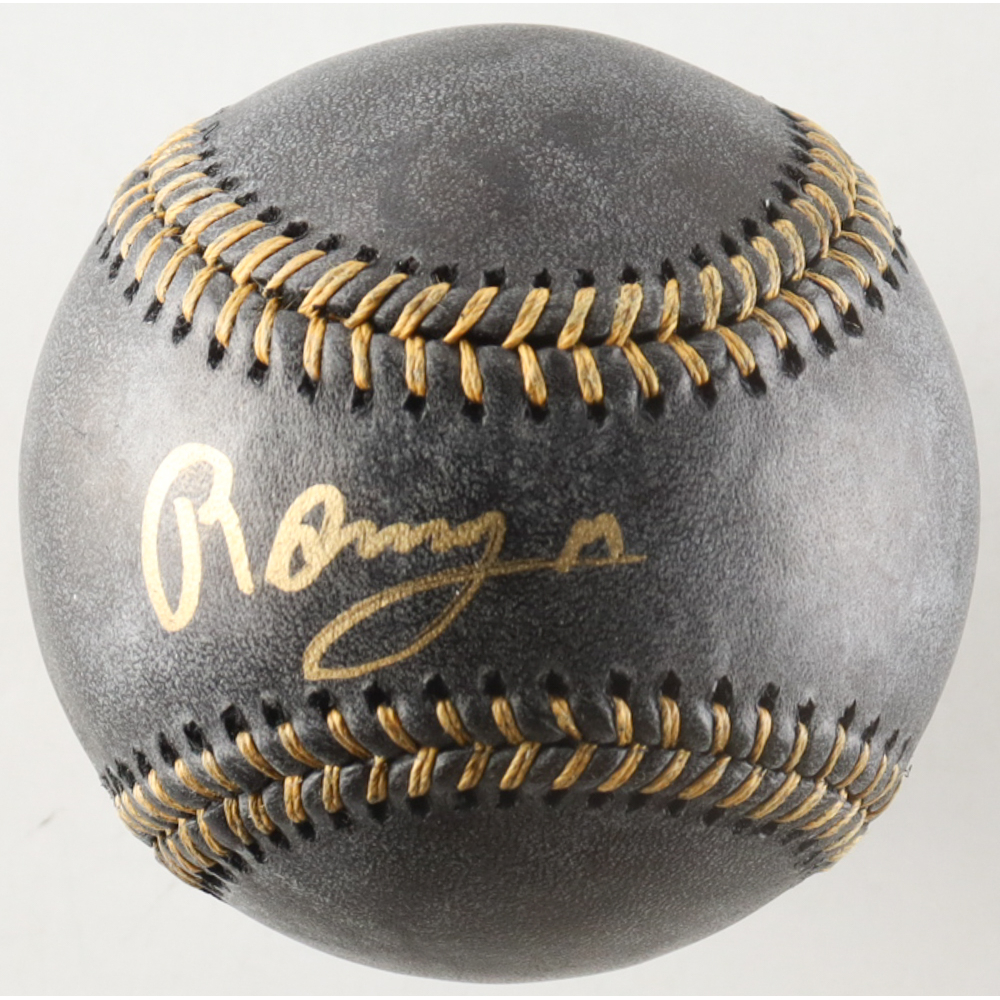 Ronny Mauricio Signed OML Black Leather Baseball (JSA & USA SM) at PristineAuction.com