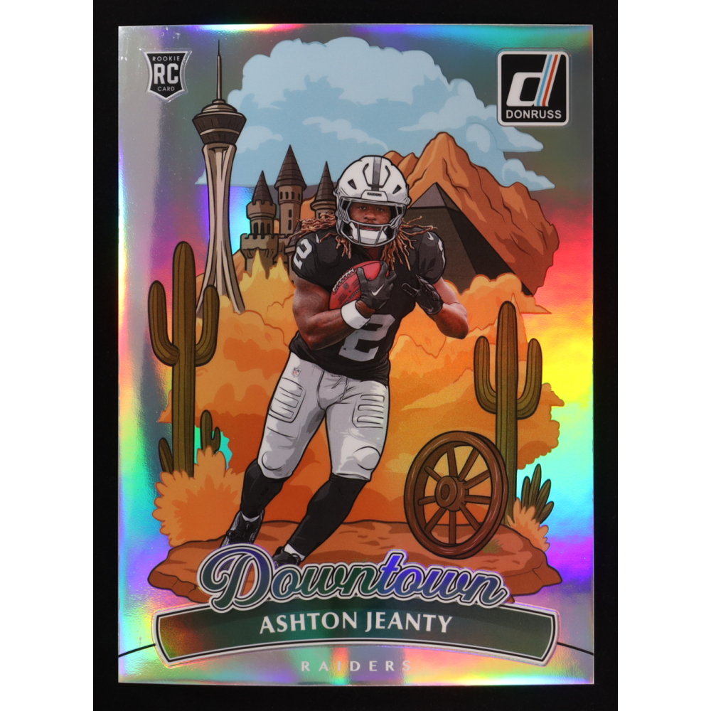 Ashton Jeanty 2025 Donruss Downtown! Oversize #11 RC at PristineAuction.com
