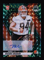 Mason Graham 2025 Panini Mosaic Rookie Autographs Mosaic Green Spectris FOTL #311 #06/30 RC at PristineAuction.com