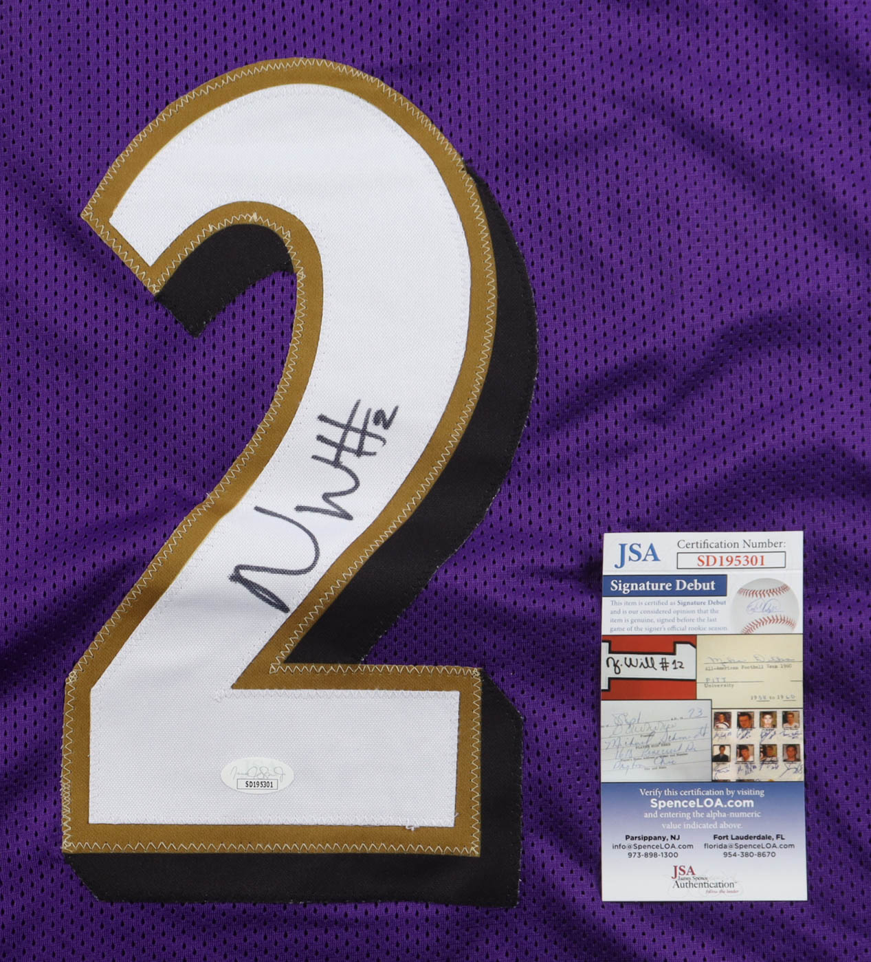 Nate Wiggins Signed Jersey (JSA) at PristineAuction.com Nate Wiggins Signed Jersey (JSA) at PristineAuction.com