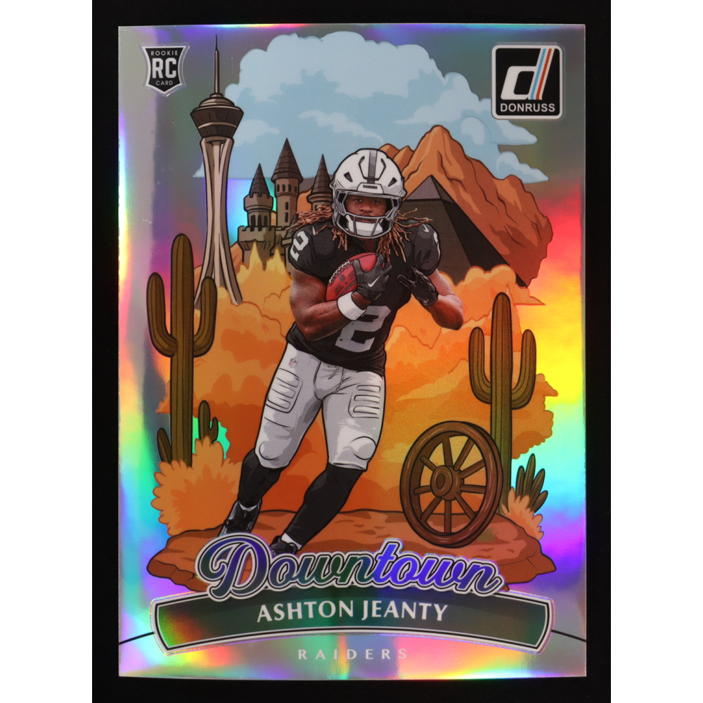 Ashton Jeanty 2025 Donruss Downtown! Oversize #11 RC at PristineAuction.com
