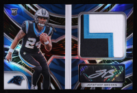 Jonathon Brooks 2024 Panini Spectra Rookie Genesis Jersey Autographs Booklet Hyper Black Light #13 #24/40 RC at PristineAuction.com