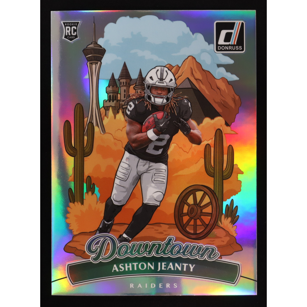 Ashton Jeanty 2025 Donruss Downtown! Oversize #11 RC at PristineAuction.com