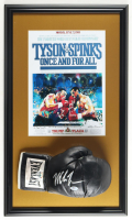 Mike Tyson Signed Custom Framed Everlast Boxing Glove Display with LeRoy Neiman Art Print (Tyson & PSA) at PristineAuction.com