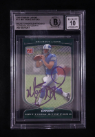 Matthew Stafford Signed 2009 Bowman Chrome #111 RC (BGS | Auto 10) at PristineAuction.com
