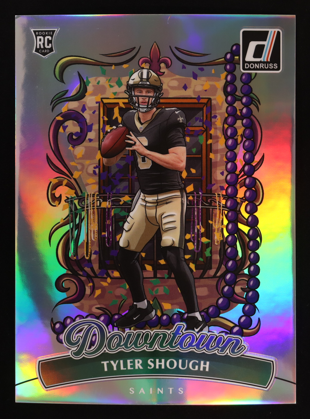 Tyler Shough 2025 Donruss Downtown! Oversize #19 RC at PristineAuction.com Tyler Shough 2025 Donruss Downtown! Oversize #19 RC at PristineAuction.com