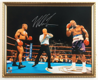 Mike Tyson Signed Custom Framed Photo Display (Tyson & Beckett) at PristineAuction.com