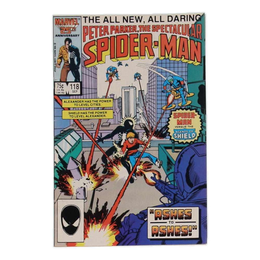 1986 "The Spectacular Spider-Man" Issue #118 Marvel Comic Book at PristineAuction.com