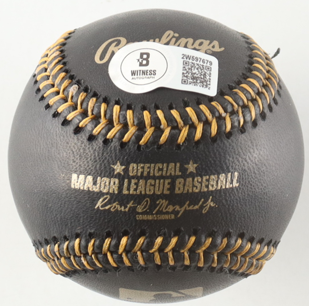 So Taguchi Signed OML Black Leather Baseball Inscribed "2008 WS Champs" (Beckett) at PristineAuction.com So Taguchi Signed OML Black Leather Baseball Inscribed "2008 WS Champs" (Beckett) at PristineAuction.com