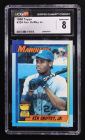 Ken Griffey Jr. 1990 Topps #336 (CGC 8) at PristineAuction.com
