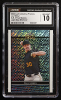 Paul Skenes 2024 Leaf Collective Promo Leaf Shimmer Light Blue #LB5 (CGC 10) at PristineAuction.com
