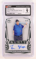 Frank "The Tank" Fleming 2023 Leaf Trinity Clear Autographs Green #CAFF1 #02/25 (CGC 9) at PristineAuction.com