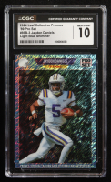 Jayden Daniels 2024 Leaf Collective Promo '89 Pro Set Shimmer Light Blue #89B3 (CGC 10) at PristineAuction.com