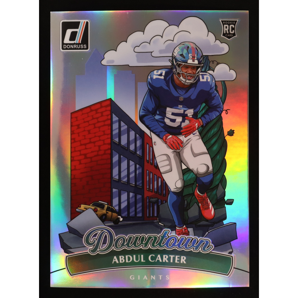 Abdul Carter 2025 Donruss Downtown! Oversize #20 RC at PristineAuction.com