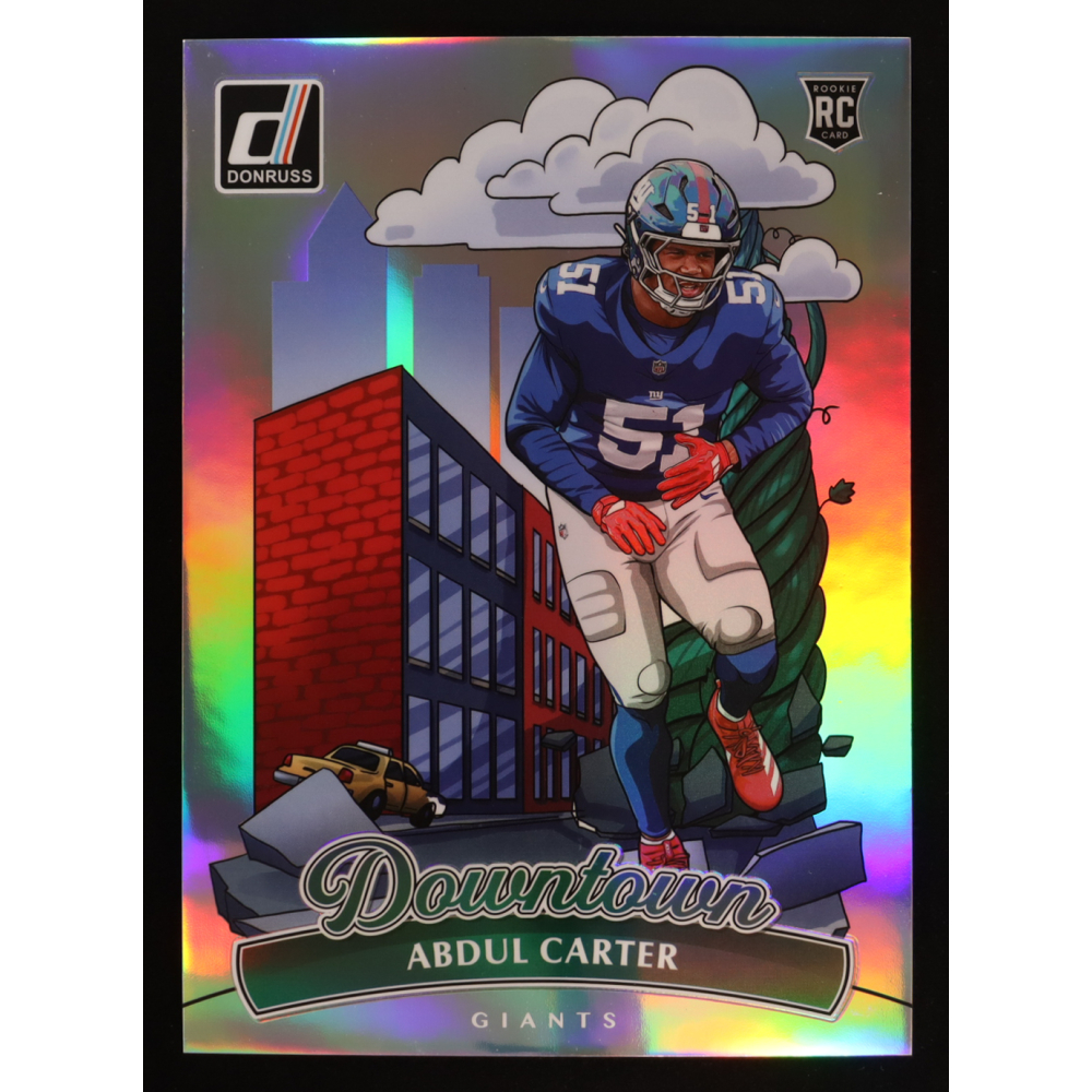 Abdul Carter 2025 Donruss Downtown! Oversize #20 RC at PristineAuction.com