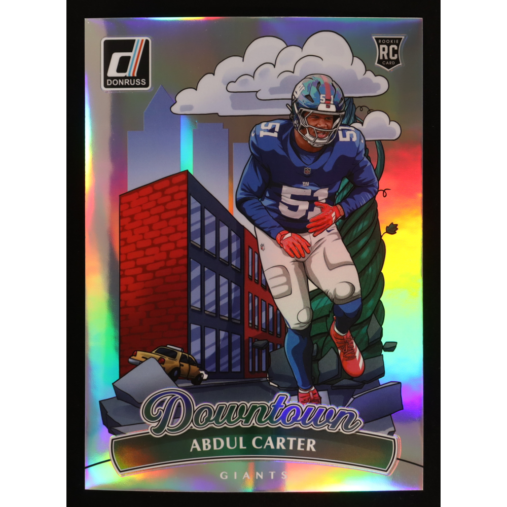 Abdul Carter 2025 Donruss Downtown! Oversize #20 RC at PristineAuction.com