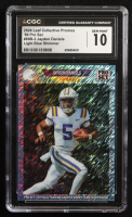 Jayden Daniels 2024 Leaf Collective Promo '89 Pro Set Shimmer Light Blue #89B3 (CGC 10) at PristineAuction.com