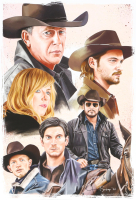 "Yellowstone" 13x19 Lithograph by Tony Santiago (PA) at PristineAuction.com