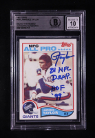 Lawrence Taylor Signed 1982 Topps #434 RC Inscribed "81 NFL DROY" & "HOF 99" (BGS | Auto 10) at PristineAuction.com