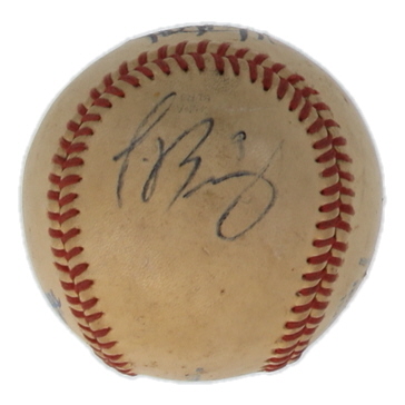 Javier Baez & Mike Olt Signed OLL Baseball (JSA) at PristineAuction.com Javier Baez & Mike Olt Signed OLL Baseball (JSA) at PristineAuction.com