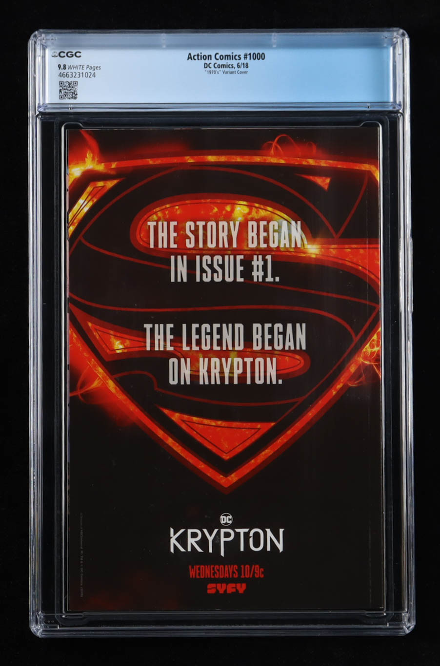 2018 "Action Comics" #1000 DC Comic Book (CGC 9.8) at PristineAuction.com 2018 "Action Comics" #1000 DC Comic Book (CGC 9.8) at PristineAuction.com