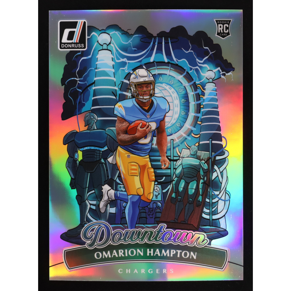 Omarion Hampton 2025 Donruss Downtown! Oversize #16 RC at PristineAuction.com