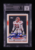 Deion Sanders Signed 1989 Topps Traded #30T RC (BGS | Auto 10) at PristineAuction.com