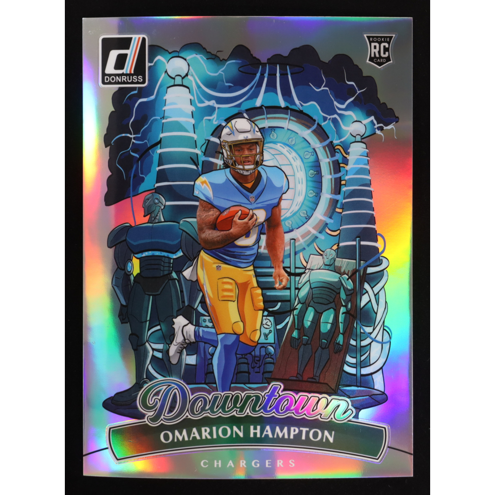 Omarion Hampton 2025 Donruss Downtown! Oversize #16 RC at PristineAuction.com