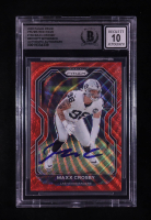 Maxx Crosby Signed 2020 Panini Prizm Prizms Red Wave #136 #80/149 (BGS | Auto 10) at PristineAuction.com