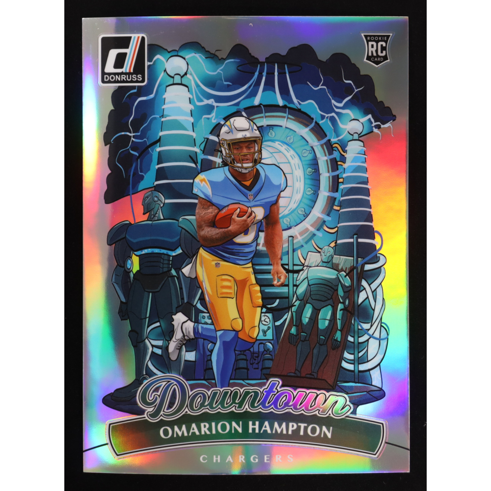 Omarion Hampton 2025 Donruss Downtown! Oversize #16 RC at PristineAuction.com