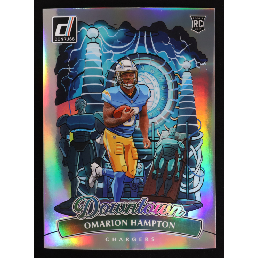 Omarion Hampton 2025 Donruss Downtown! Oversize #16 RC at PristineAuction.com