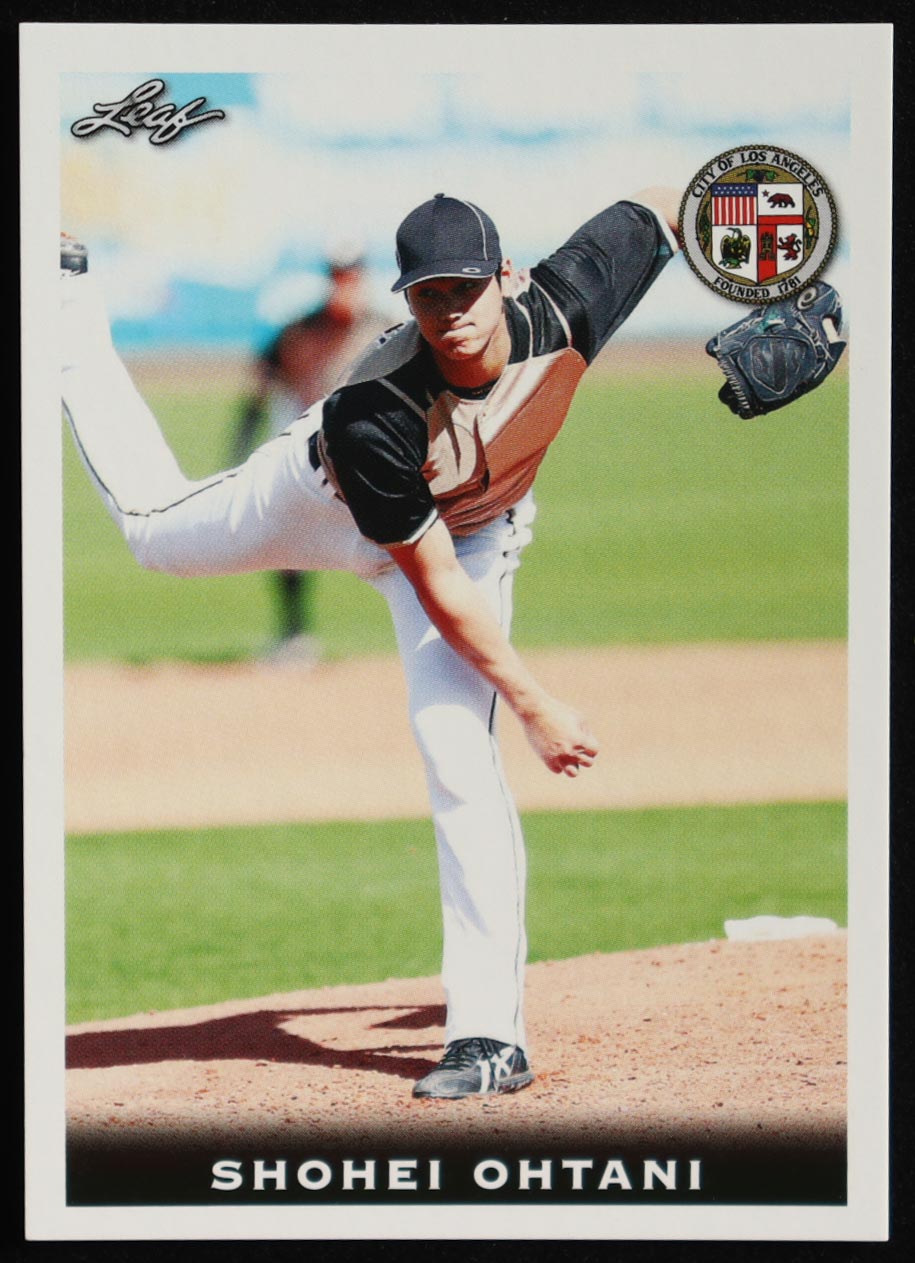 Shohei Ohtani 2018 Leaf National Convention #Rookie05 RC at PristineAuction.com Shohei Ohtani 2018 Leaf National Convention #Rookie05 RC at PristineAuction.com