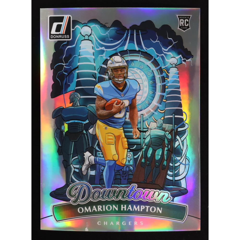 Omarion Hampton 2025 Donruss Downtown! Oversize #16 RC at PristineAuction.com