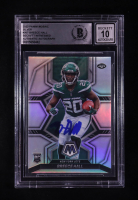 Breece Hall Signed 2022 Panini Mosaic Silver #307 RC (BGS | Auto 10) at PristineAuction.com