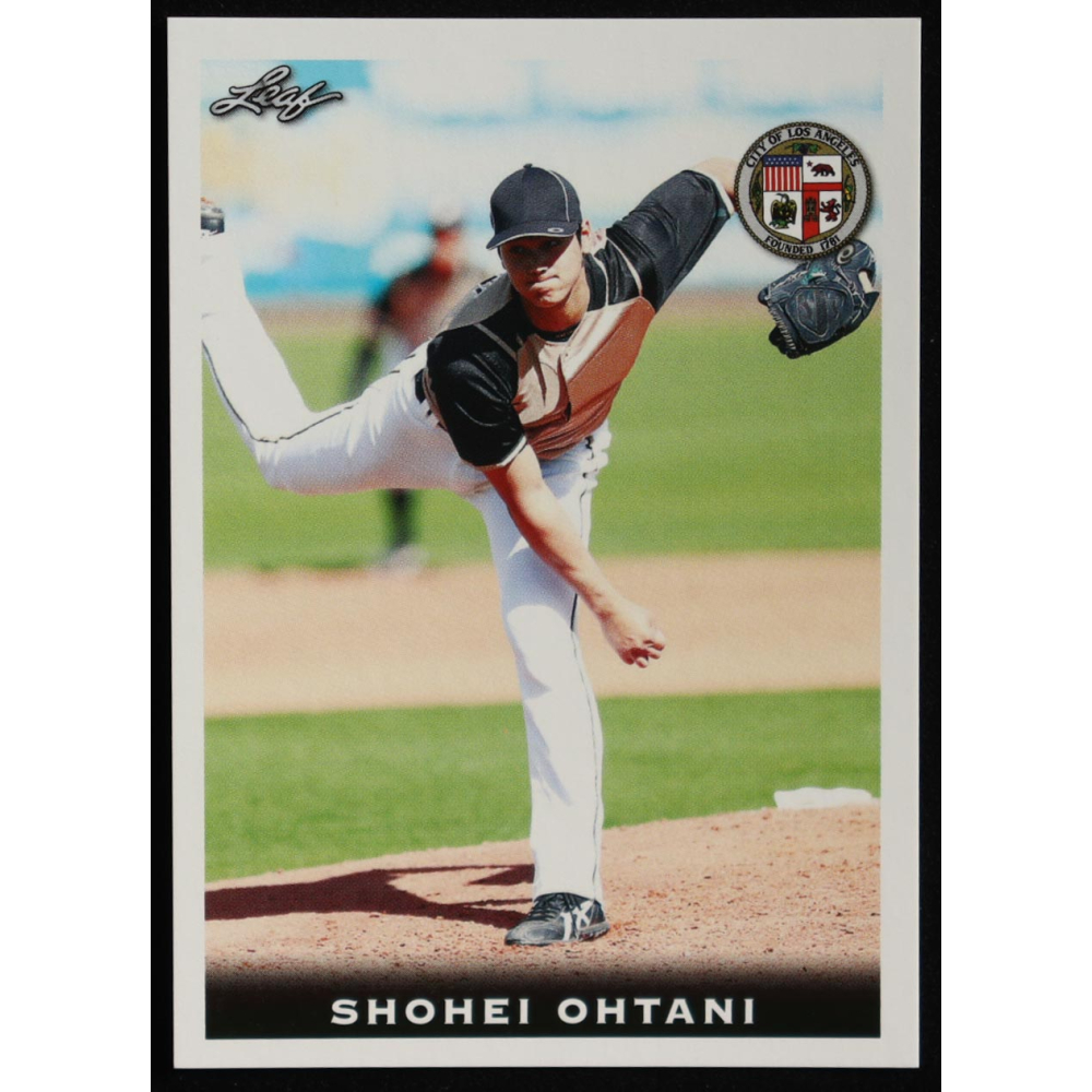 Shohei Ohtani 2018 Leaf National Convention #Rookie05 RC at PristineAuction.com
