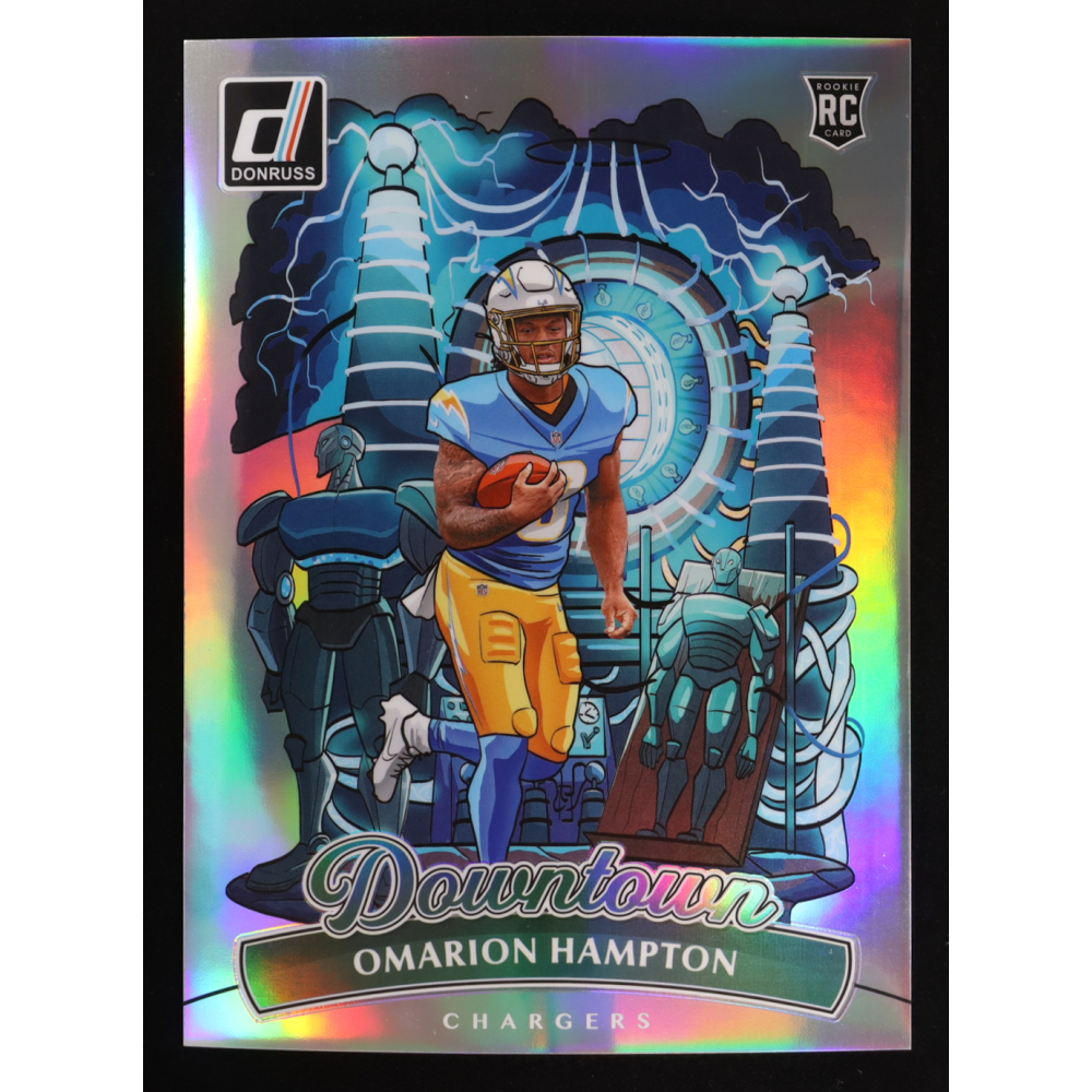 Omarion Hampton 2025 Donruss Downtown! Oversize #16 RC at PristineAuction.com