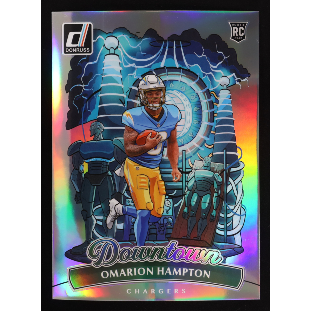 Omarion Hampton 2025 Donruss Downtown! Oversize #16 RC at PristineAuction.com
