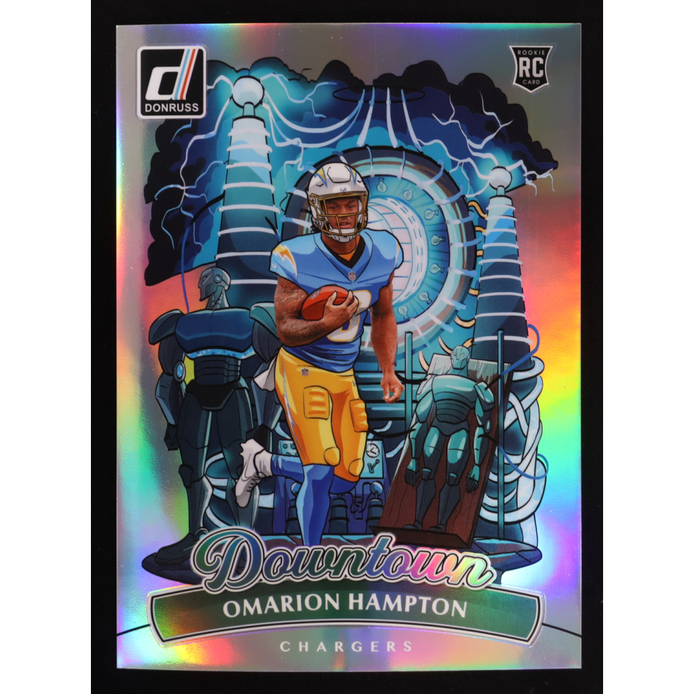 Omarion Hampton 2025 Donruss Downtown! Oversize #16 RC at PristineAuction.com