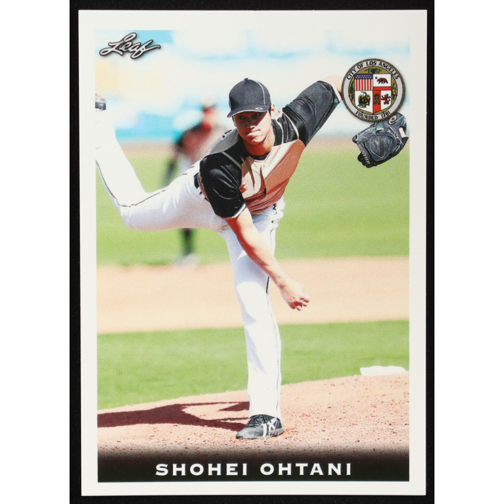 Shohei Ohtani 2018 Leaf National Convention #Rookie05 RC at PristineAuction.com