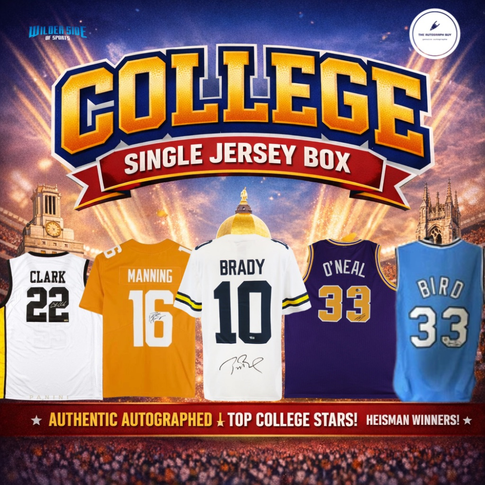 The Autograph Guy &times; Wilder Side of Sports: College Single Signed Jersey Mystery Box at PristineAuction.com
