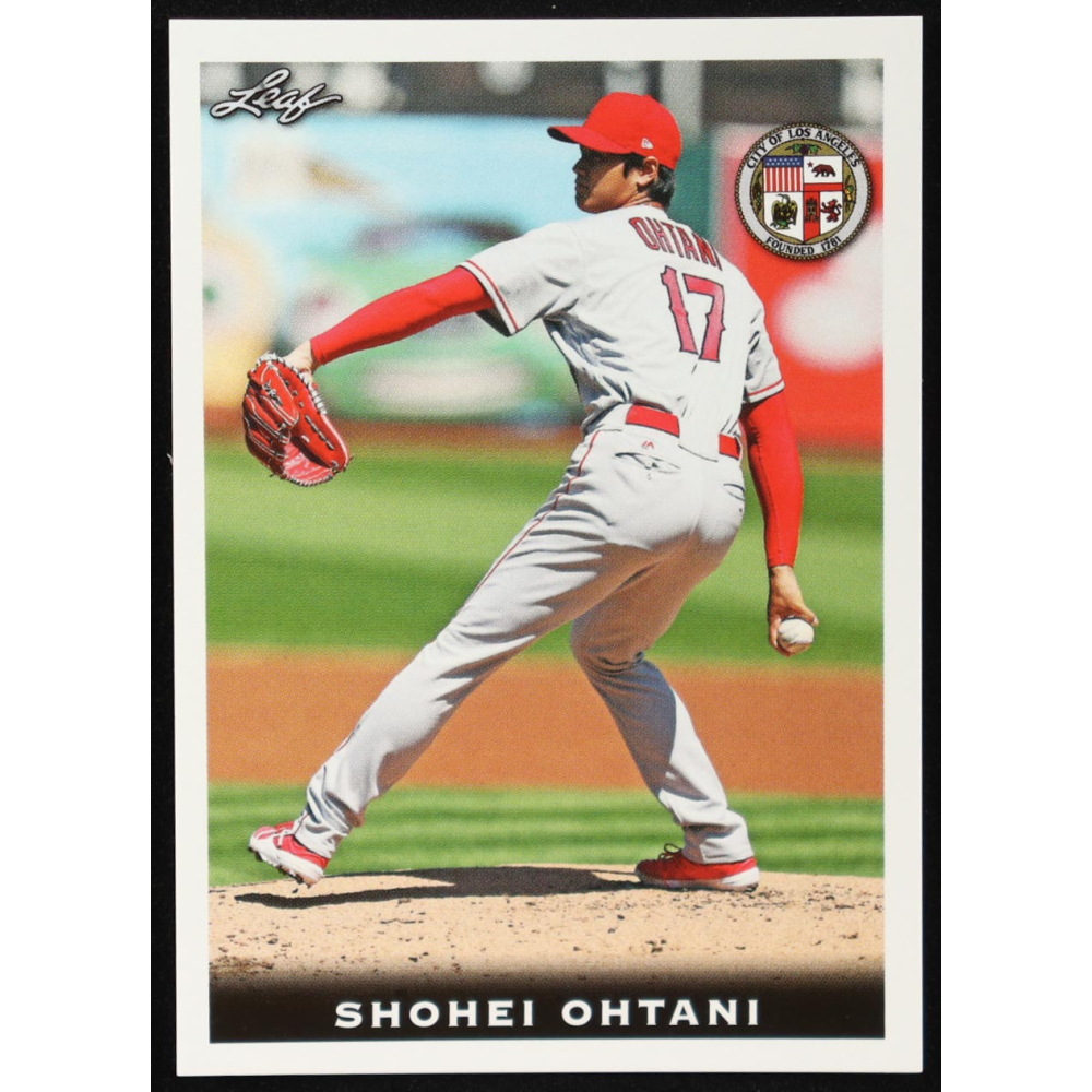 Shohei Ohtani 2018 Leaf National Convention #Rookie02 RC at PristineAuction.com