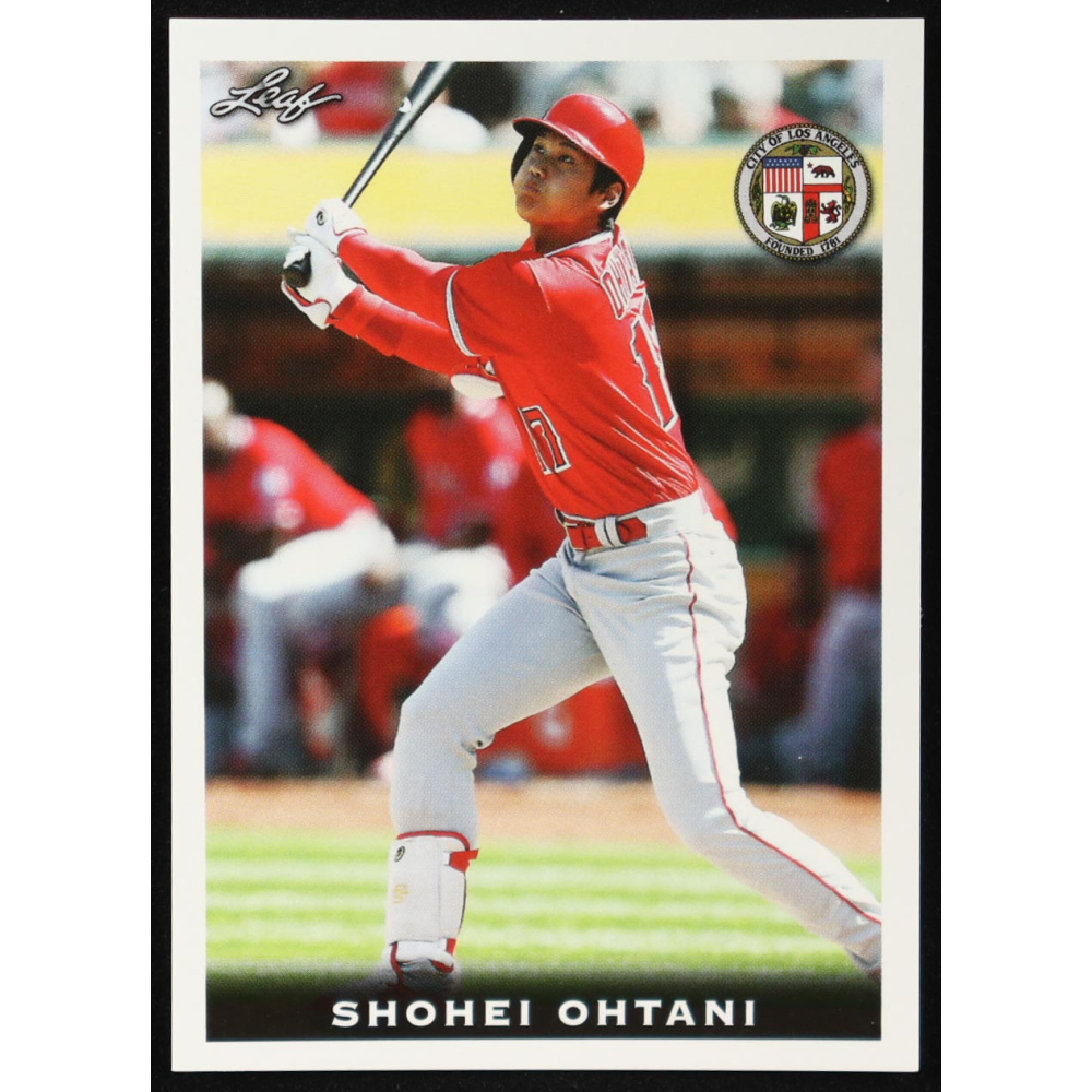 Shohei Ohtani 2018 Leaf National Convention #Rookie03 RC at PristineAuction.com