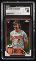 Gunnar Henderson 2023 Topps Chrome Update #USC208 RC (CGC 10) at PristineAuction.com