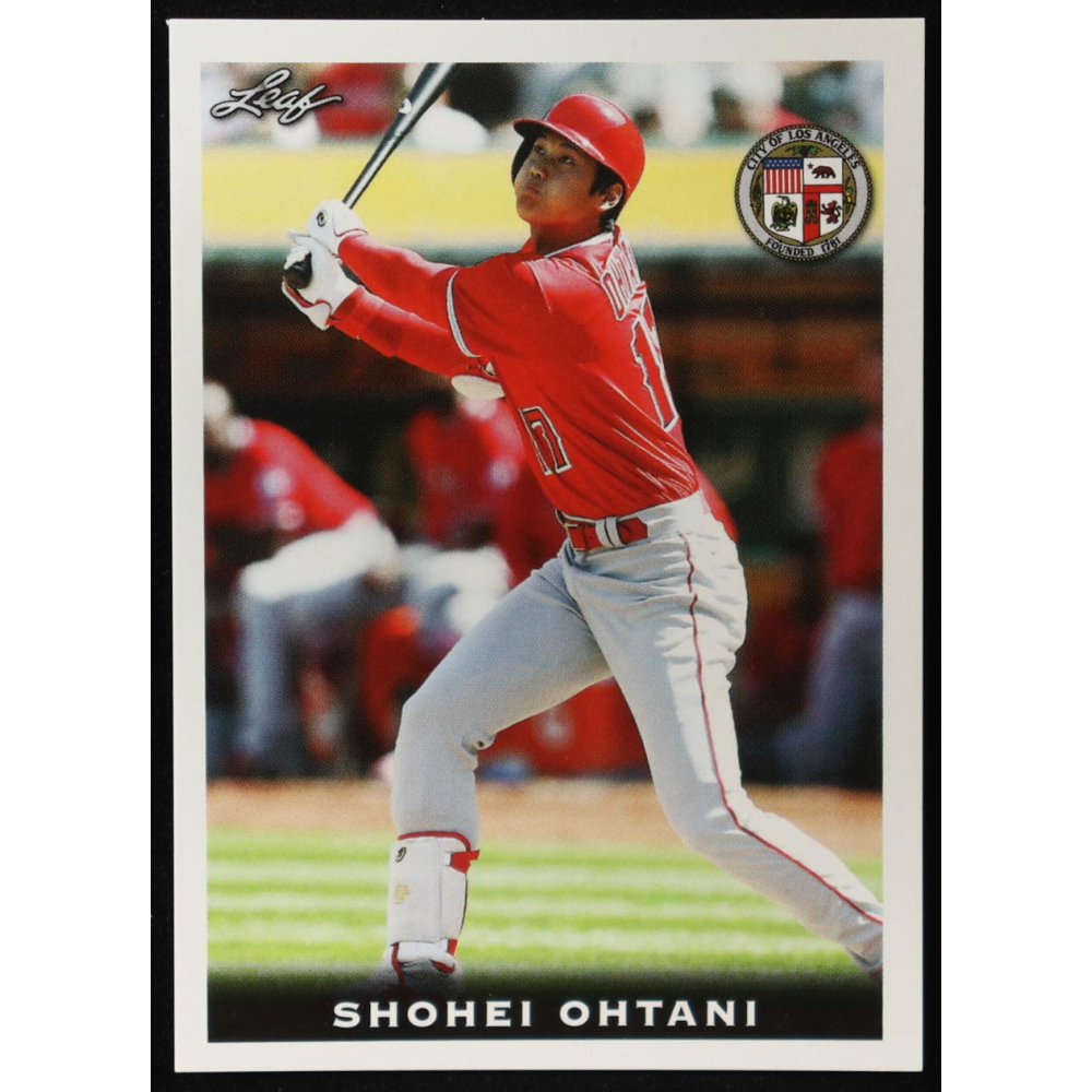 Shohei Ohtani 2018 Leaf National Convention #Rookie03 RC at PristineAuction.com