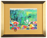 "Arnold Palmer at Augusta National" Custom Framed Leroy Neiman Art Lithograph Display at PristineAuction.com