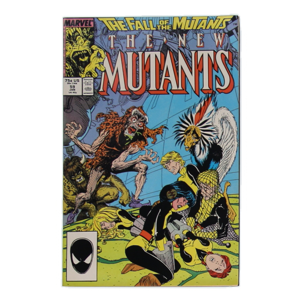 1988 "The New Mutants" Issue #59 Marvel Comic Book at PristineAuction.com