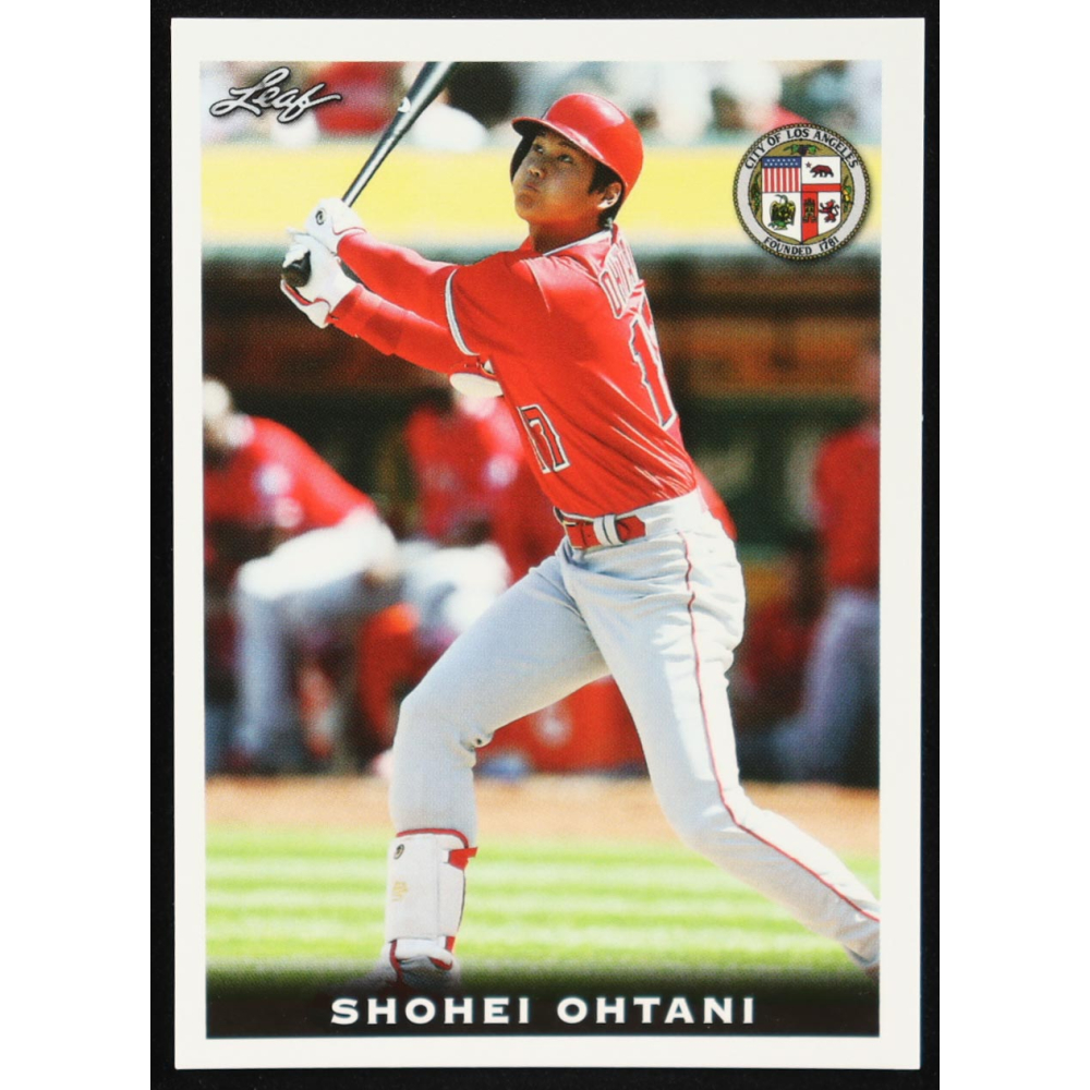 Shohei Ohtani 2018 Leaf National Convention #Rookie03 RC at PristineAuction.com
